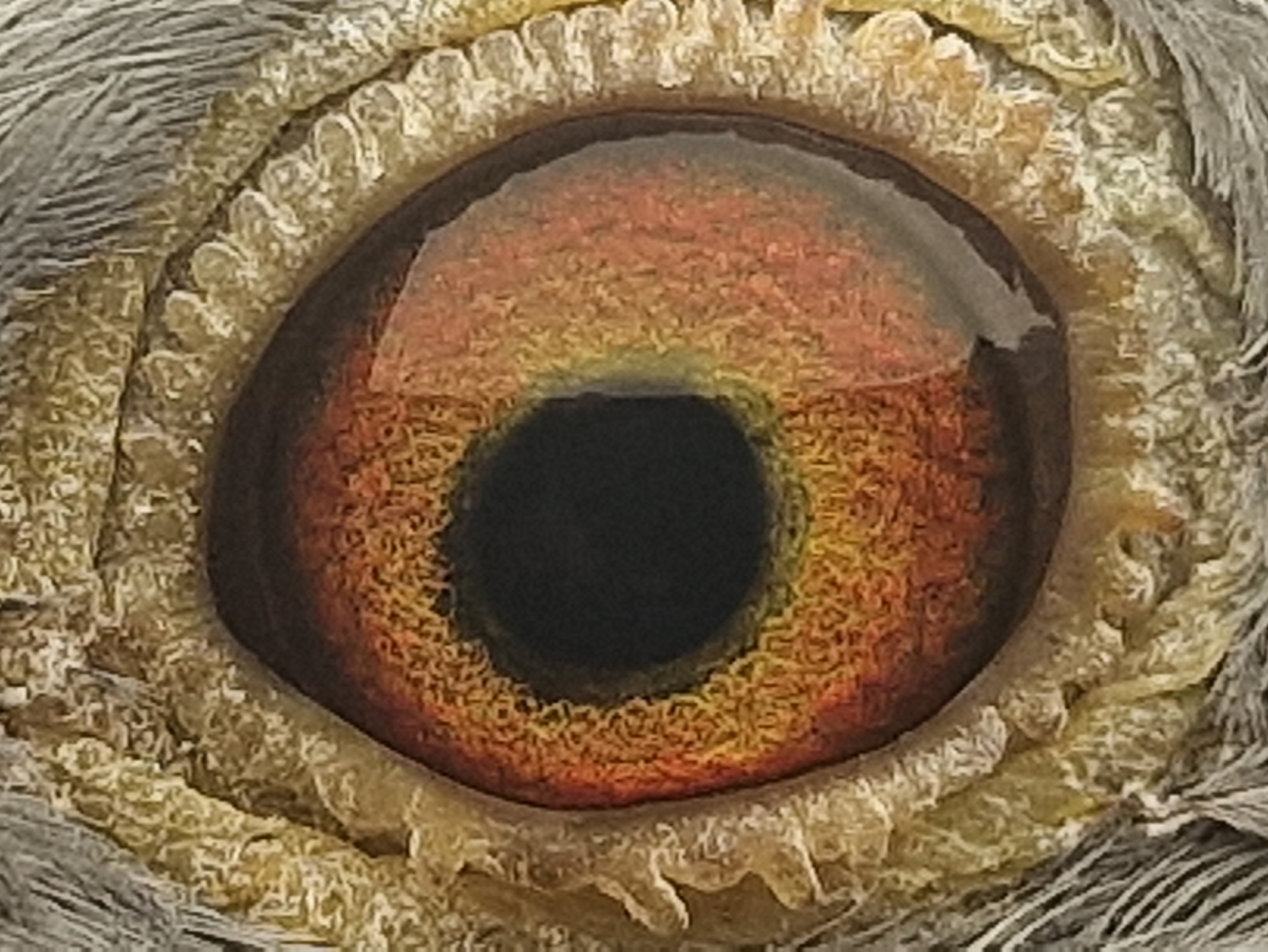 Pigeon eye